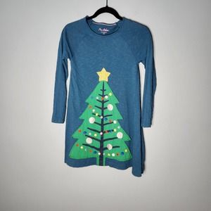 GUC MINI BODEN Christmas Tree Dress - Size 9/10